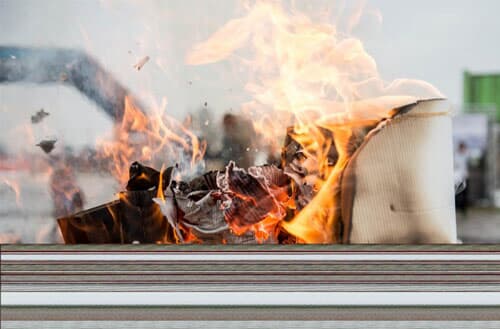 Can I burn trash in my backyard?