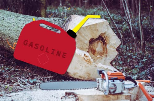 How to mix a chainsaw gas?