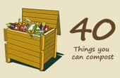 40 Things you can compost
