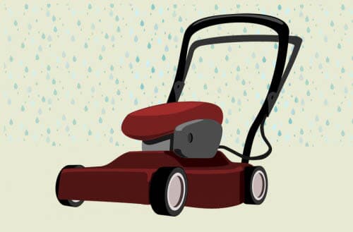 Can lawn mowers get wet?